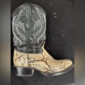 J.B DILLON PYTHON COWBOY BOOTS